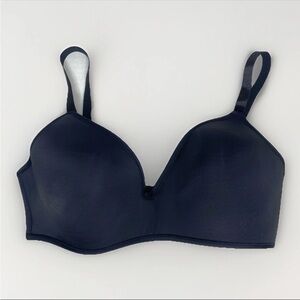 International Intimates Black Bra 36D Padded Lined Wireless